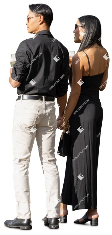 Couple drinking wine people png (17043)