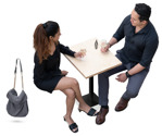 Couple drinking wine human png (20230) - miniature