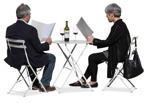 Couple drinking wine people png (17765) - miniature
