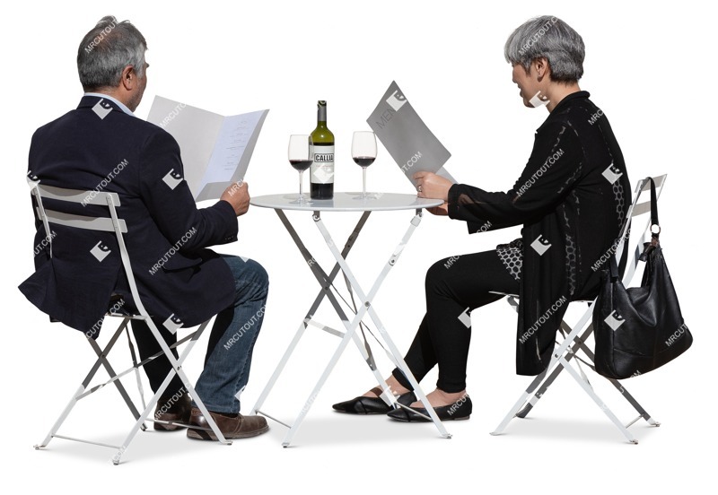 Couple drinking wine people png (17765)