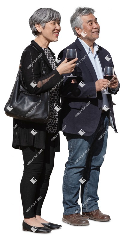 Couple drinking wine human png (19670)