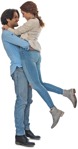 Couple other activity people cutouts (4485) - miniature