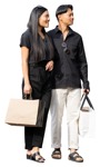 Couple shopping photoshop people (19799) - miniature