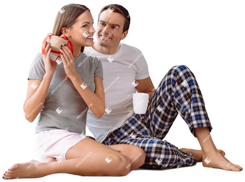 Couple sitting people png (3269)