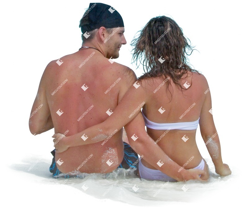 Couple sitting people png (3348)