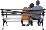 Couple sitting people png (4416) - miniature