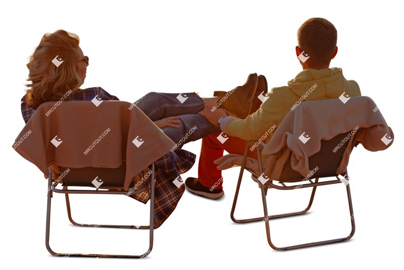 Couple sitting photoshop people (5908)