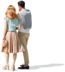 Couple standing people png (5112) - miniature