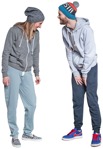 Couple standing people png (2928) - miniature