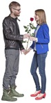 Couple standing png people (2953) - miniature