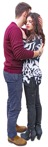 Couple standing people png (2735) - miniature