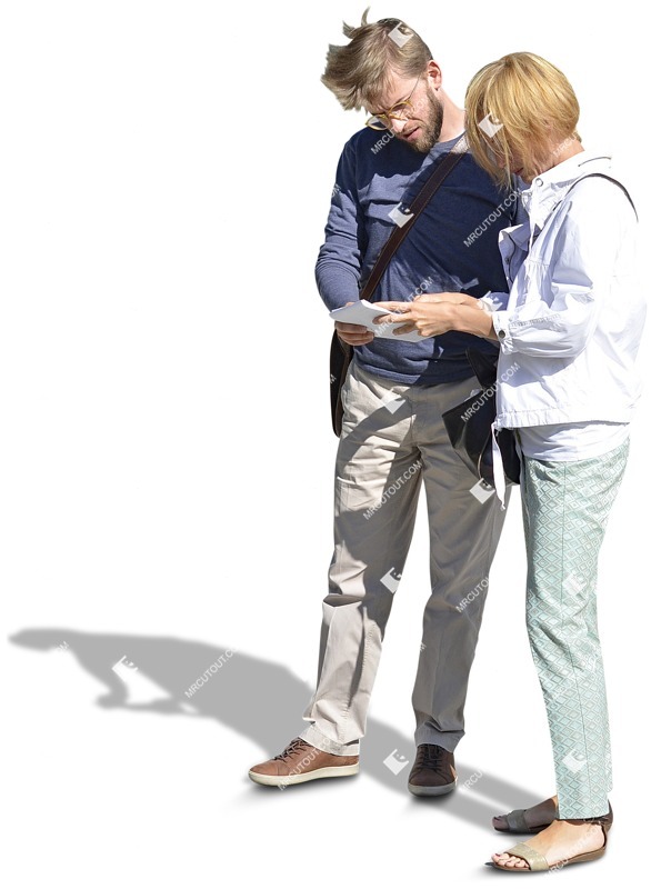 Couple standing person png (4406)