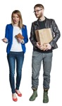 Couple standing people png (2810) - miniature