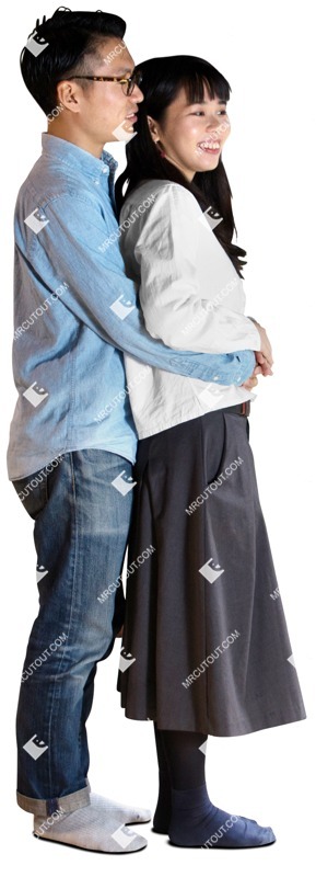 Couple standing people png (6319)