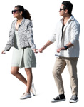 Couple standing people png (20262) - miniature