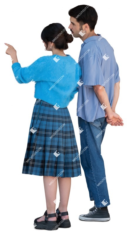 Couple standing people png (17897)
