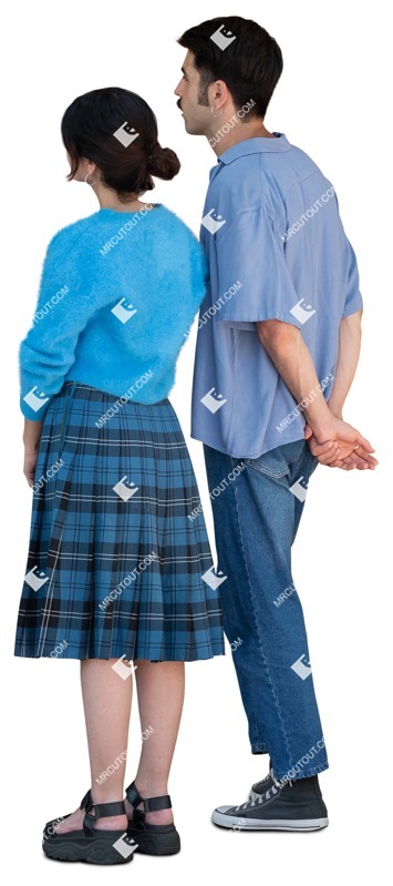 Couple standing people png (18782)