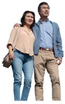 Couple standing person png (17288) - miniature