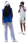 Couple standing people png (17930) - miniature