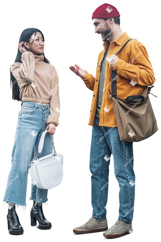 Couple standing people png (11906)