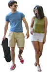 Couple walking person png (3369) - miniature