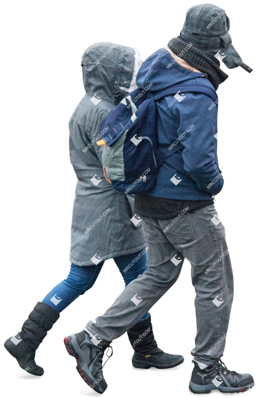 Couple walking people png (2747)