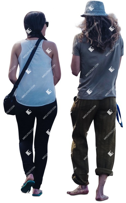 Couple walking people png (874)