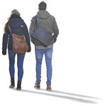 Couple walking  (3295) - miniature