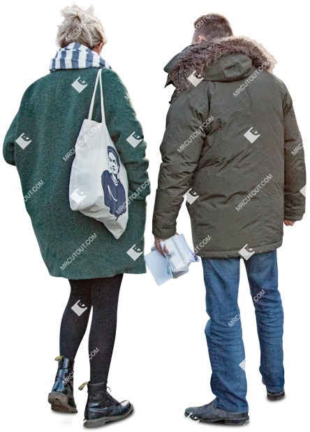 Couple walking person png (2897)