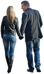 Couple walking photoshop people (2932) - miniature