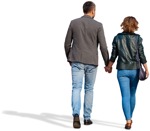 Couple walking people png (5224) - miniature