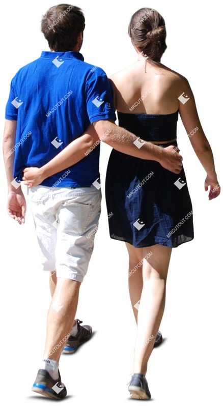 Couple walking people png (672)