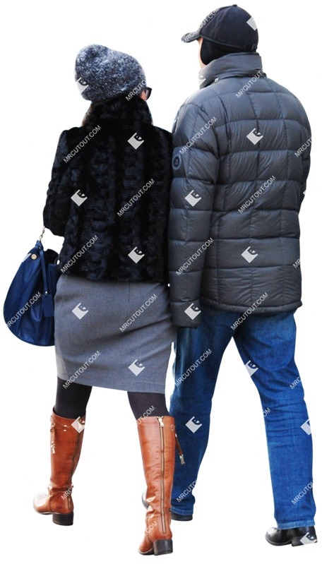 Couple walking human png (686)