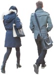 Couple walking people png (2418) - miniature