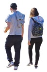 Couple walking person png (2168) - miniature