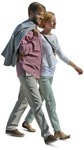 Couple walking  (2890) - miniature