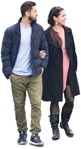 Couple walking person png (4568) - miniature