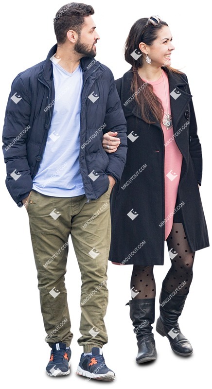 Couple walking person png (4708)