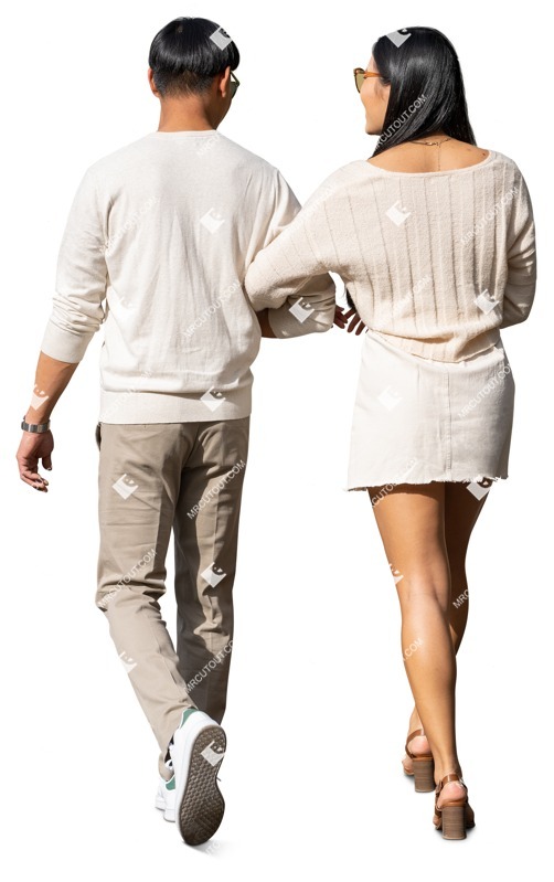 Couple walking people png (19914)