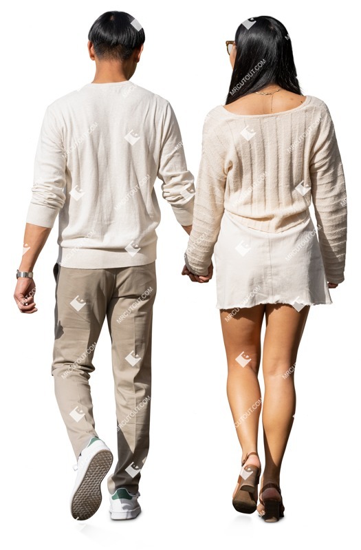 Couple walking people png (19509)