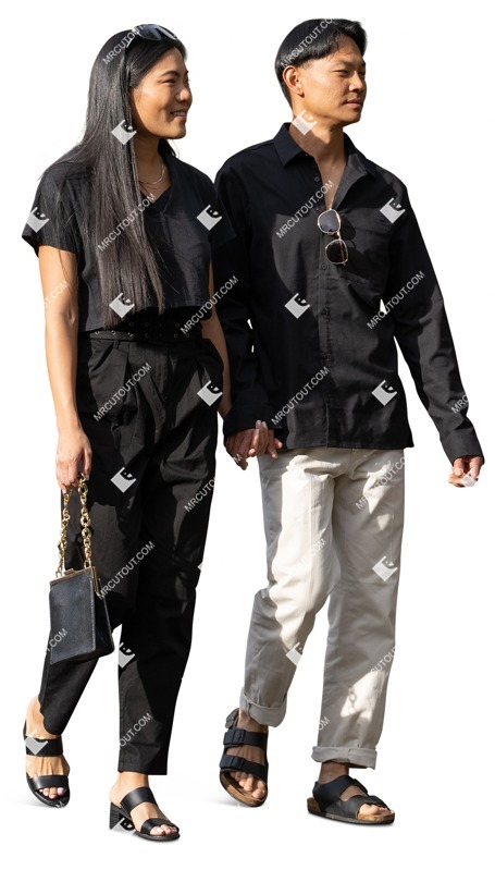 Couple walking people png (18475)
