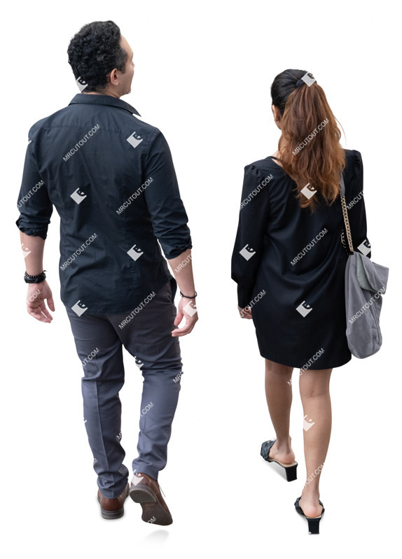 Couple walking people png (20191)