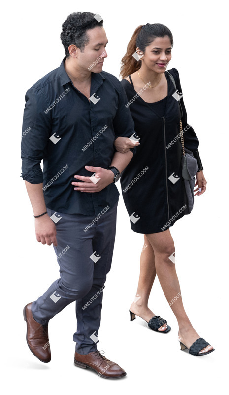 Couple walking people png (20131)