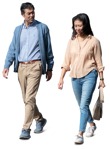 Couple walking  (19409) - miniature