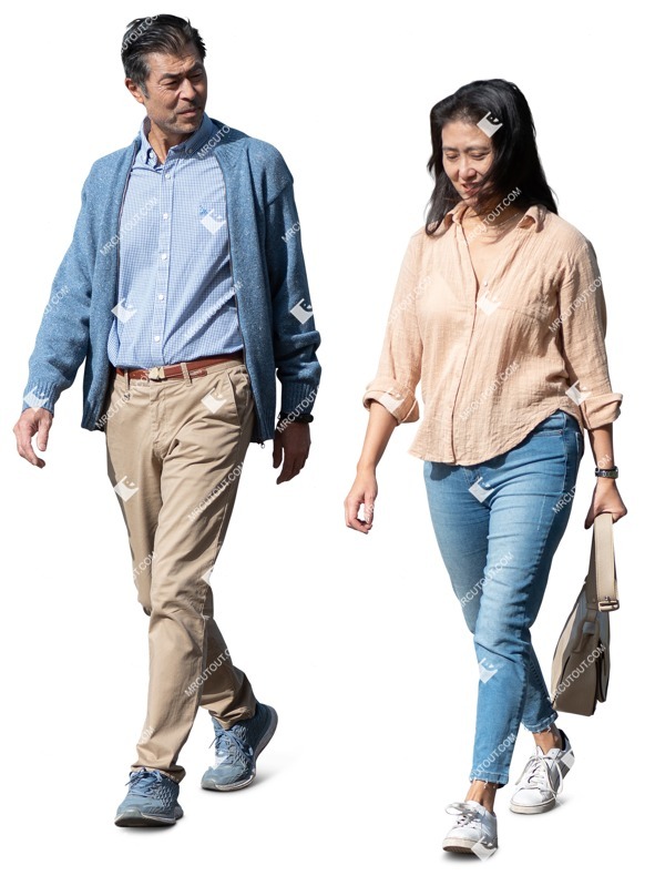 Couple walking people png (19409)
