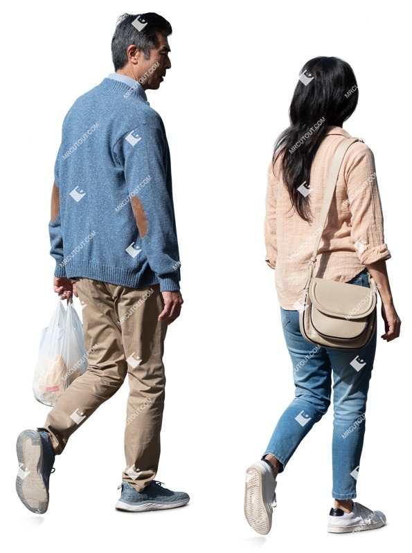 Couple walking people png (18584)