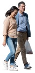 Couple walking people png (18582) - miniature