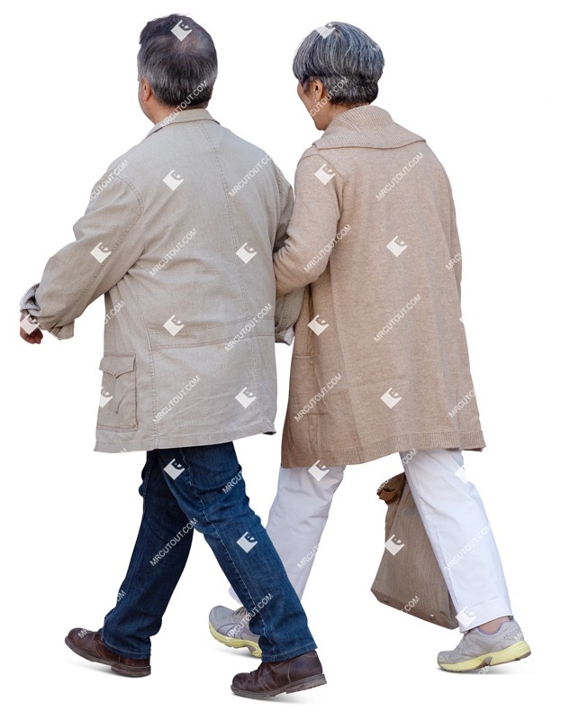 Couple walking people png (19667)