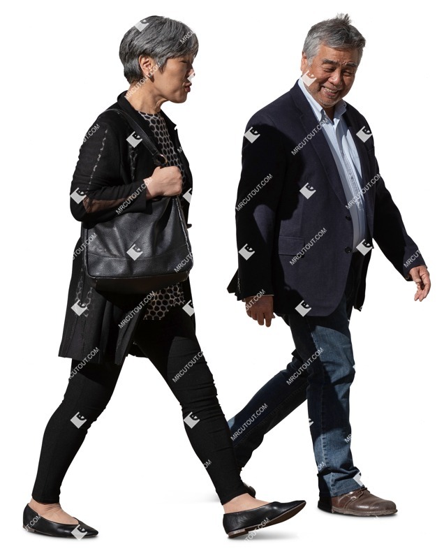 Couple walking human png (19672)