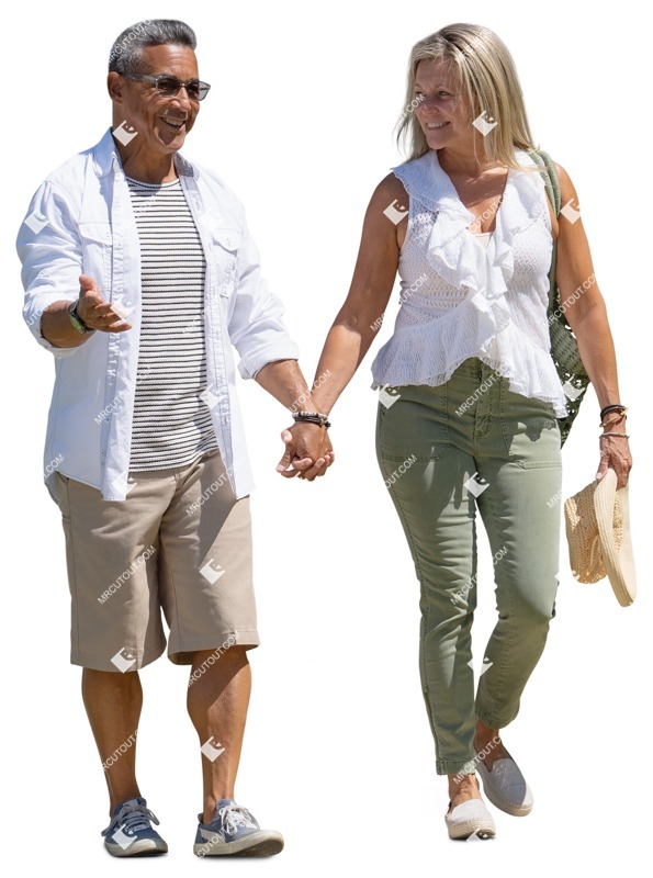 Couple walking people png (15722)